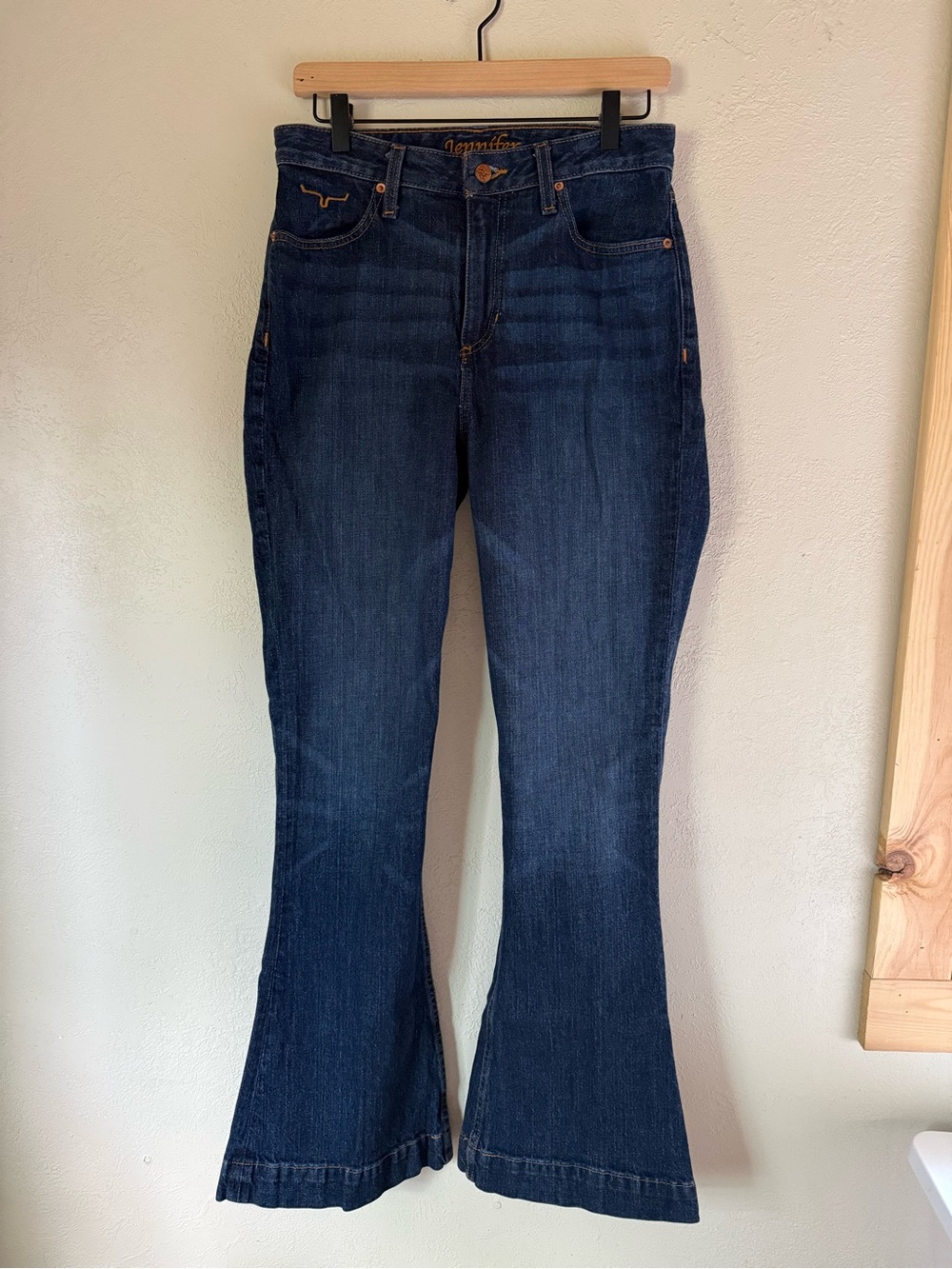 Kimes Jennifer Dark Wash Flared Women’s Jeans 6/32